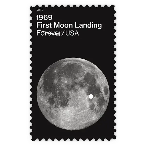 1969 First Moon Landing Forever Stamp 2019 - Image 3