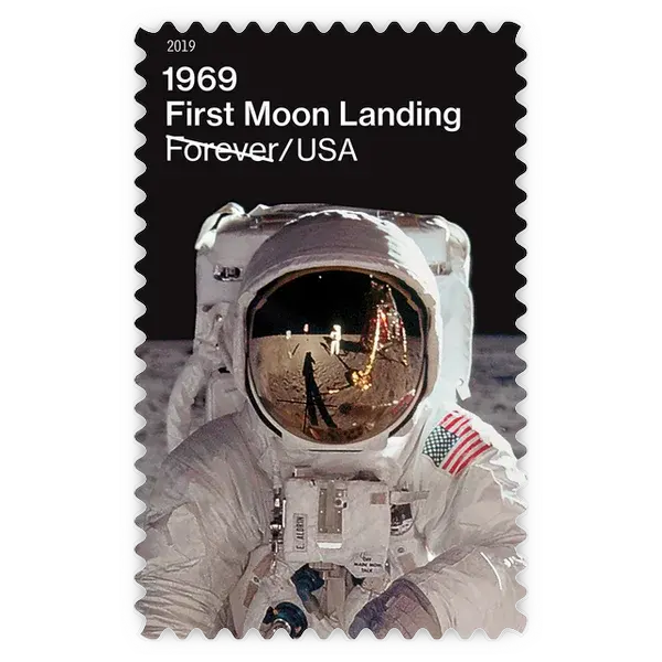 1969 First Moon Landing Forever Stamp 2019