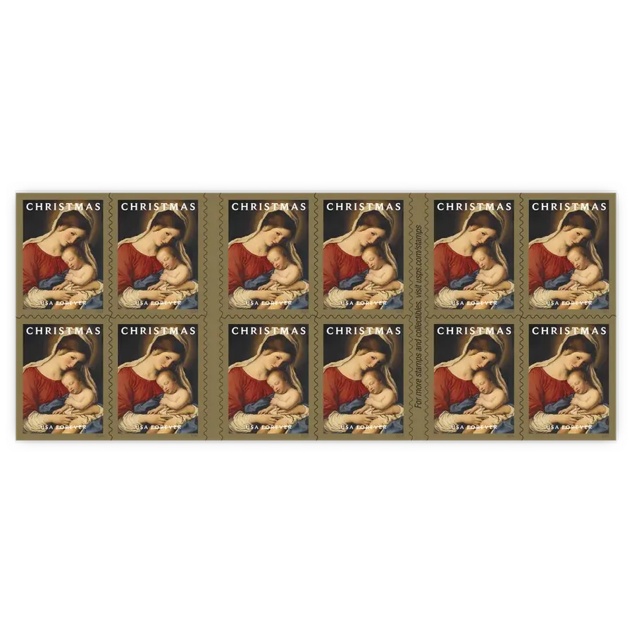 Christmas Madonna and Child Forver Stamp 2024 - Image 2