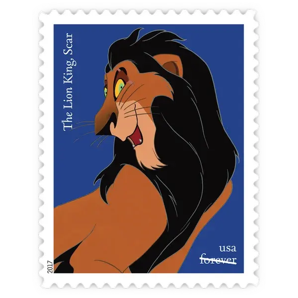 Disney Villains Forever Stamp 2017 - Image 3