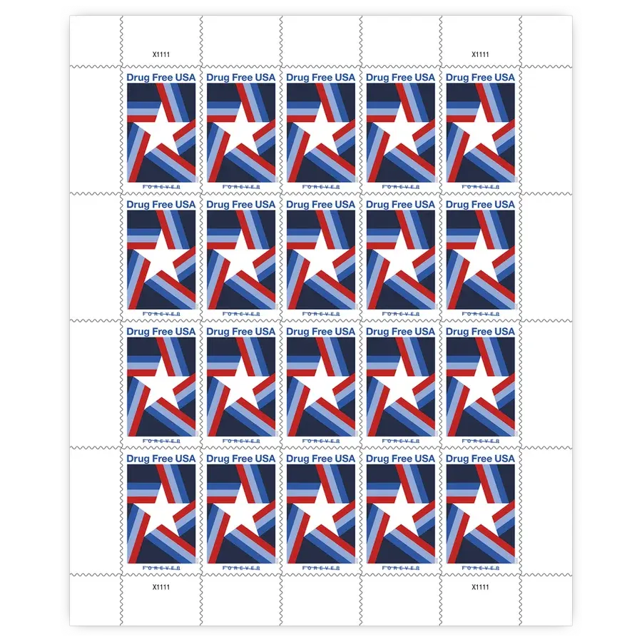 Drug Free USA Forever Stamp 2020 - Image 2