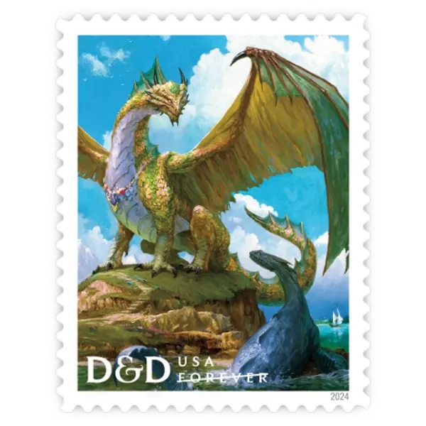 Dungeons & Dragons Forever Stamp 2024