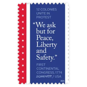 First Continental Congress 1774 Forever Stamp 2024