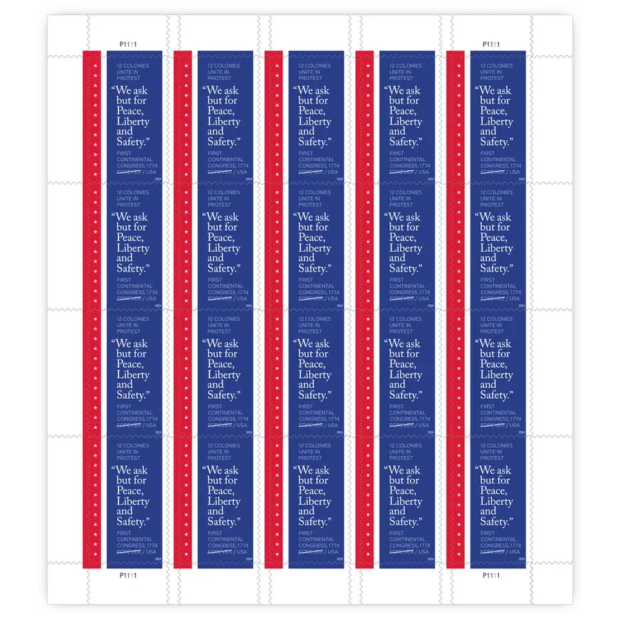 First Continental Congress 1774 Forever Stamp 2024 - Image 2