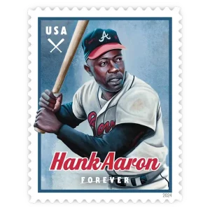 Hank Aaron Forever Stamp 2024