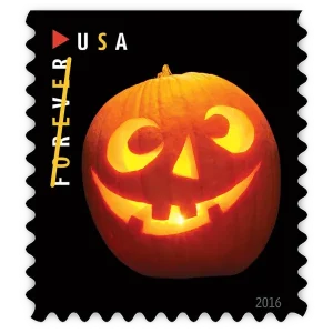 Jack-O'-Lanterns Forever Stamp 2016
