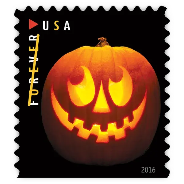 Jack-O'-Lanterns Forever Stamp 2016 - Image 3