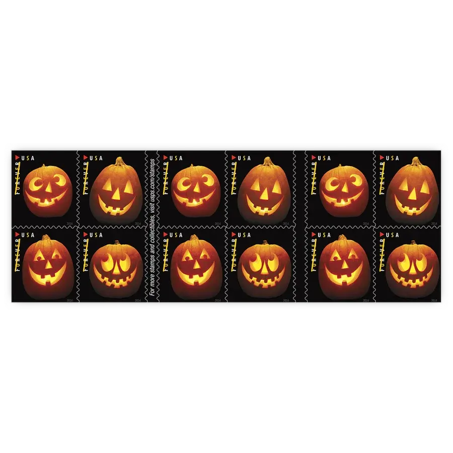 Jack-O'-Lanterns Forever Stamp 2016 - Image 2