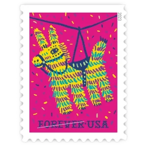 Pinatas Forever Stamp 2023
