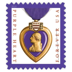 Purple Heart Medal Forever Stamp 2015