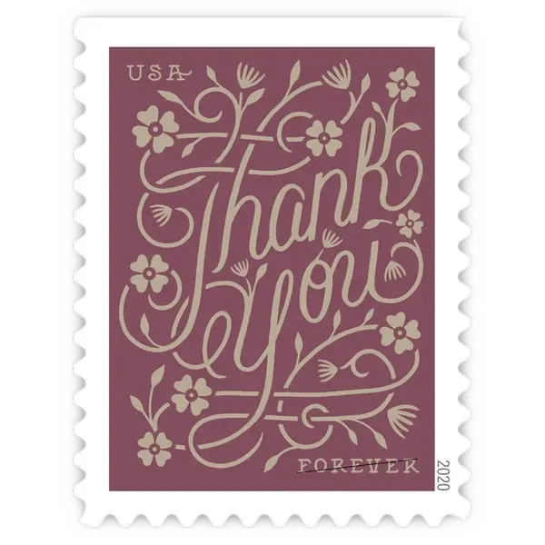 Thank You Forever Stamp 2020