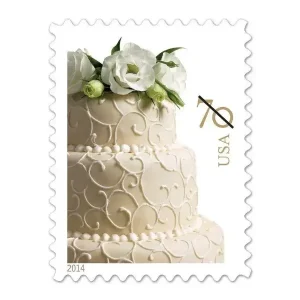 Wedding Cake 2-Ounce Forever Stamp 2014