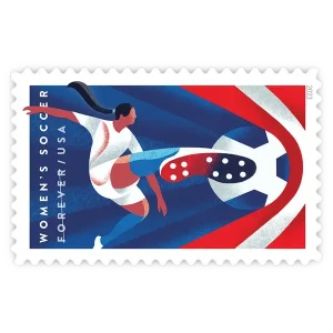 Women's Soccer Forever Stamp 2023