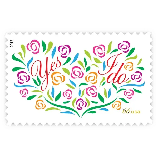 Yes I Do Forever Stamp 2015
