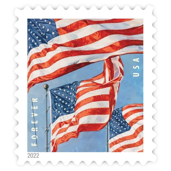 Coil: 2022 U.S. Flag Forever Stamp - Image 2