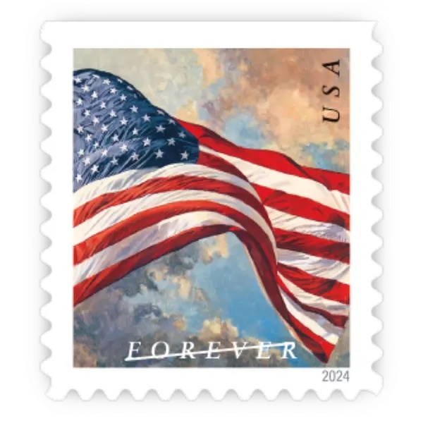 Coil: 2024 U.S. Flag Forever Stamp - Image 5