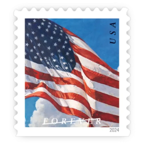 Coil: 2024 U.S. Flag Forever Stamp - Image 3