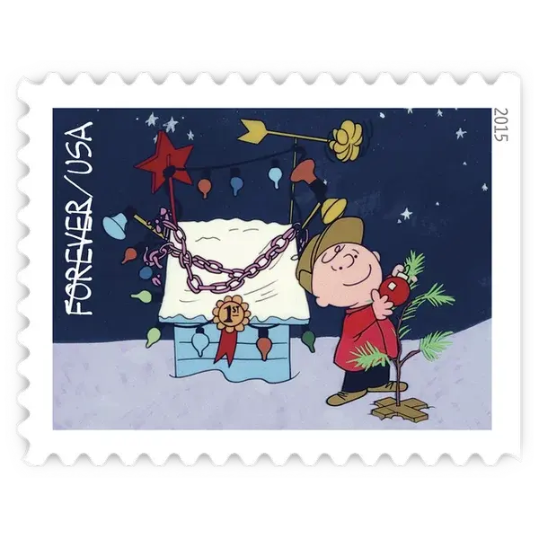 A Charlie Brown Christmas Forever Stamp 2015 - Image 4