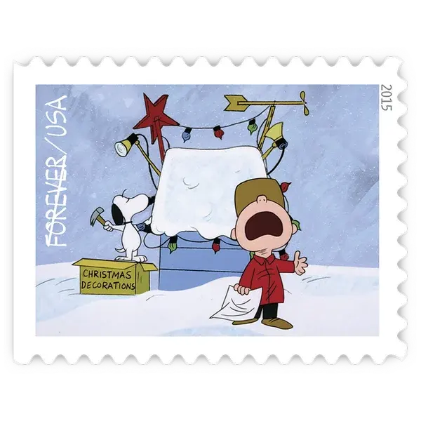 A Charlie Brown Christmas Forever Stamp 2015 - Image 5