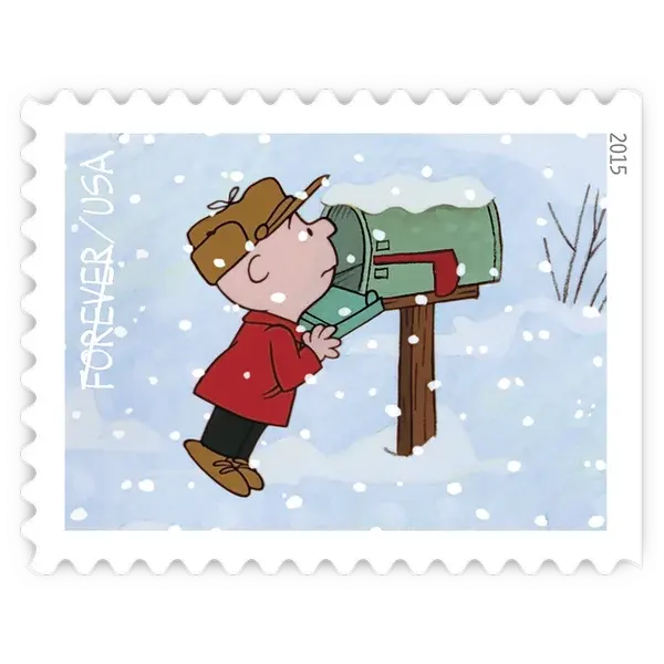 A Charlie Brown Christmas Forever Stamp 2015 - Image 8