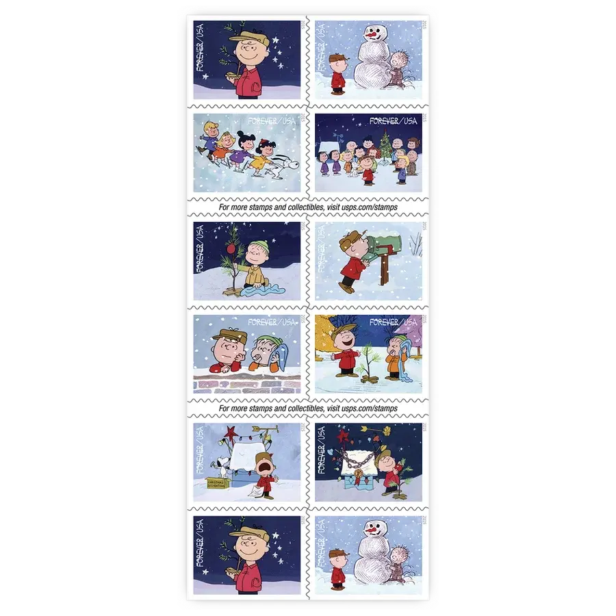 A Charlie Brown Christmas Forever Stamp 2015 - Image 2