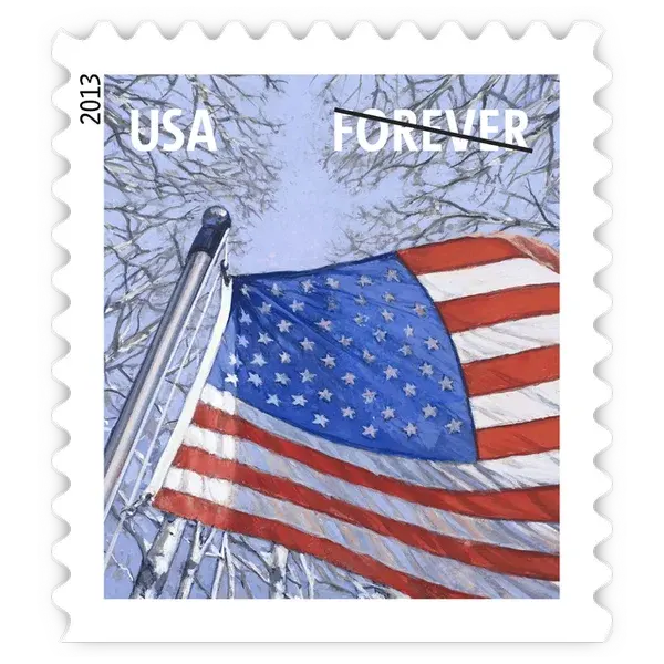 A Flag for All Seasons Forever Stamp 2013
