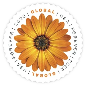 Global:African Daisy Forever Stamp 2022