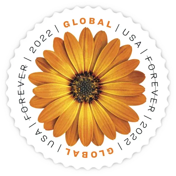 Global:African Daisy Forever Stamp 2022