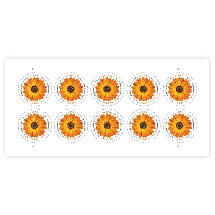 Global:African Daisy Forever Stamp 2022 - Image 2