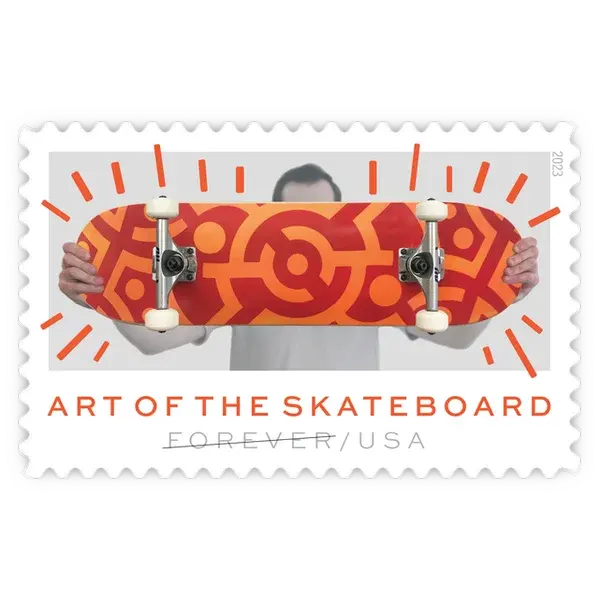 The Art of the Skateboard Forever Stamp 2023 - Image 3