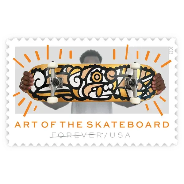 The Art of the Skateboard Forever Stamp 2023 - Image 5
