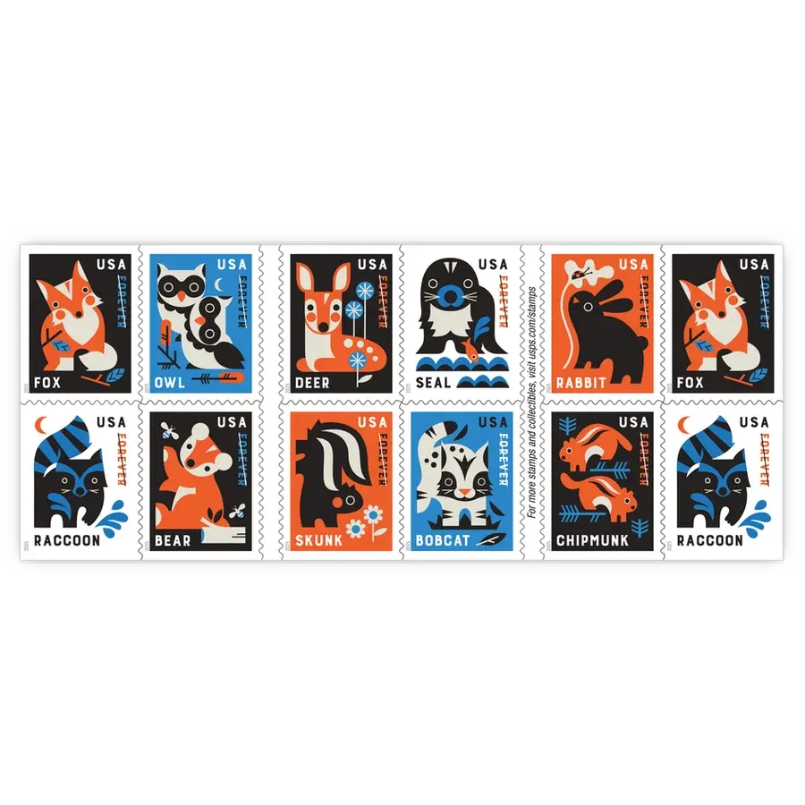 Baby Wild Animals Forever Stamp 2025 - Image 2