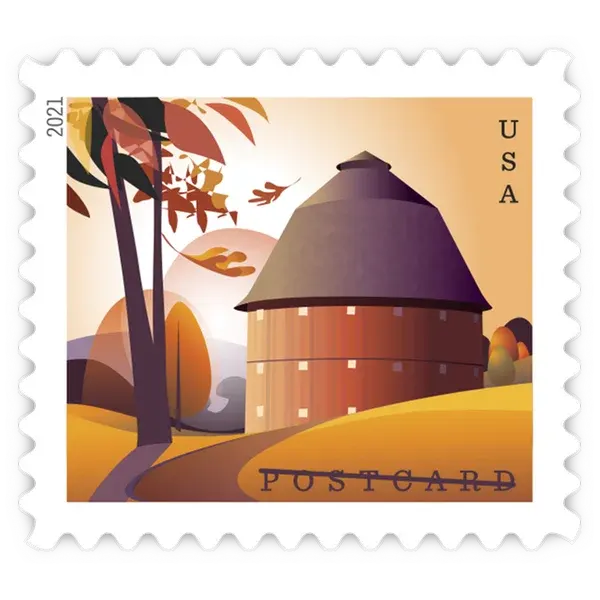 Postcard: Barns Forever Stamp 2021 - Image 3