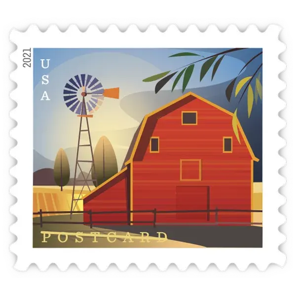 Postcard: Barns Forever Stamp 2021 - Image 4
