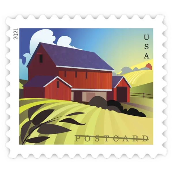 Postcard: Barns Forever Stamp 2021 - Image 5
