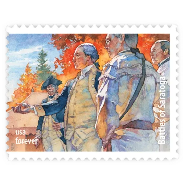 Battlefields of the American Revolution Forever Stamp 2025 - Image 5