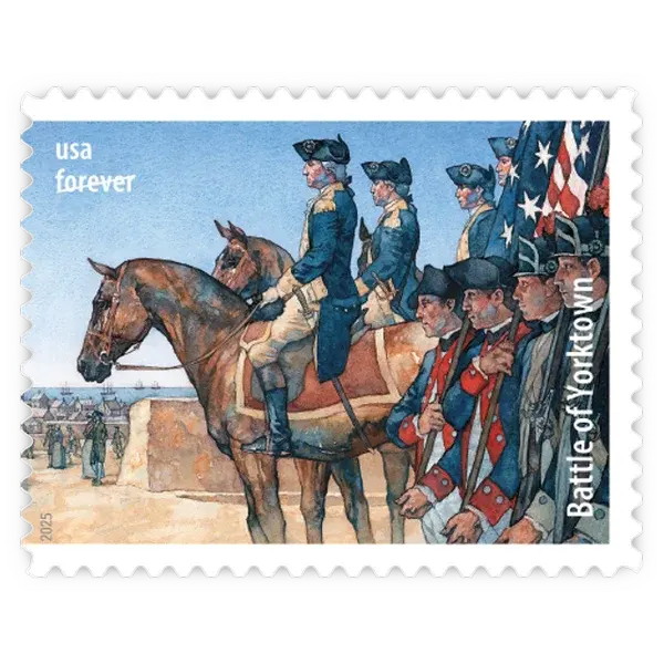 Battlefields of the American Revolution Forever Stamp 2025 - Image 3