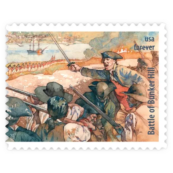 Battlefields of the American Revolution Forever Stamp 2025