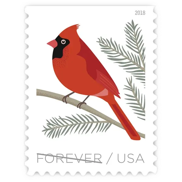 Birds in Winter Forever Stamp 2018 - Image 3