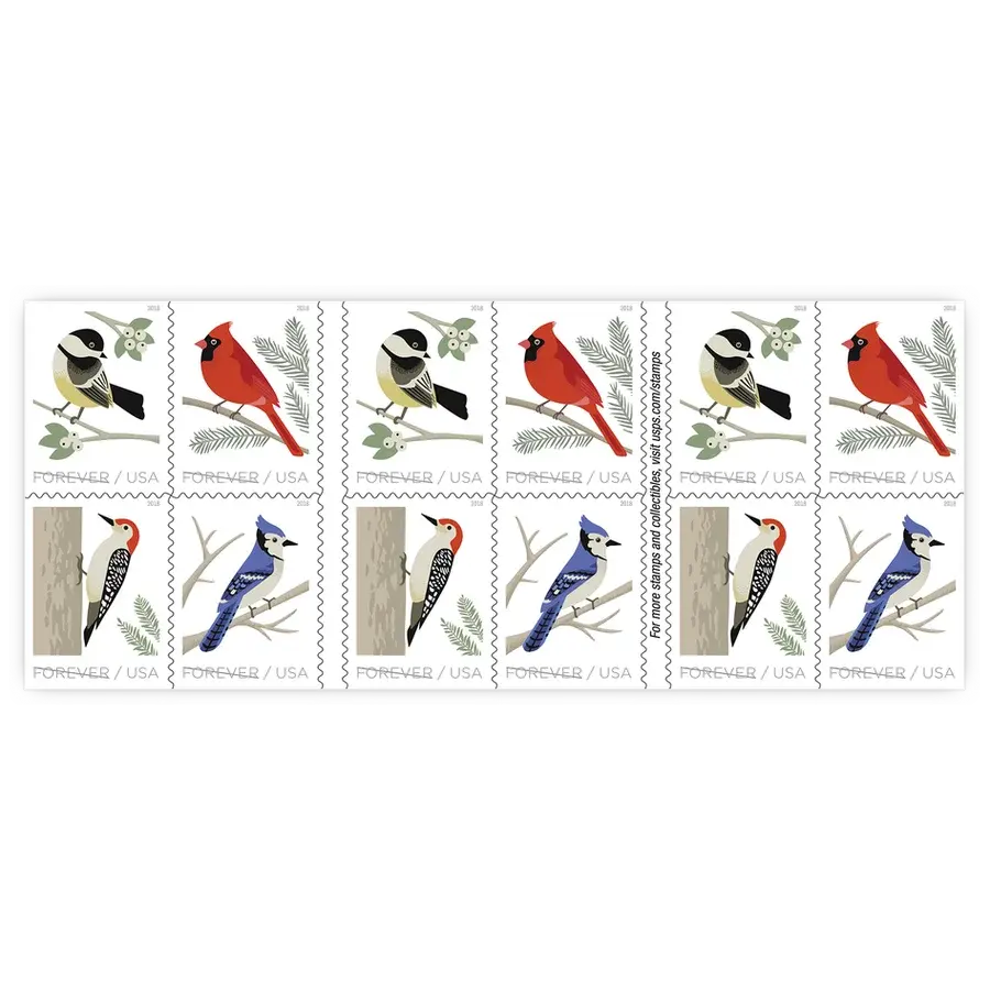 Birds in Winter Forever Stamp 2018 - Image 2