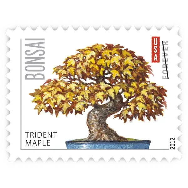 Bonsai Trees Forever Stamp 2012