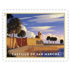 Priority Mail: Castillo de San Marcos Forever Stamp 2021