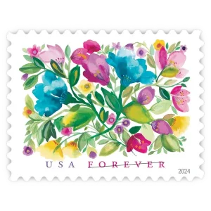 Celebration Blooms 2-Ounce Forever Stamp 2024