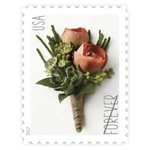 Celebration Boutonniere Forever Stamp 2017