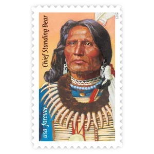 Chief Standing Bear Forever Stamp 2023