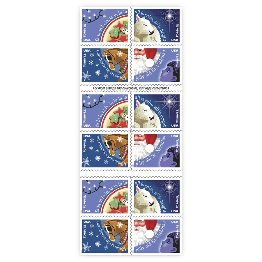 Christmas Carols Forever Stamp 2017 - Image 2
