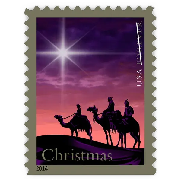 Christmas Magi Forver Stamp 2014