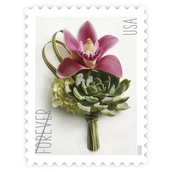 Contemporary Boutonniere Forever Stamp 2020