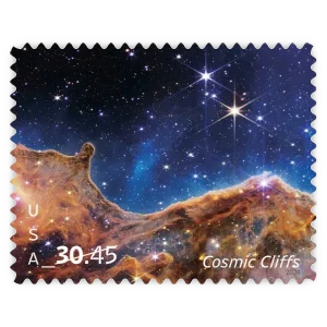 Priority Mail: Cosmic Cliffs Forever Stamp 2024