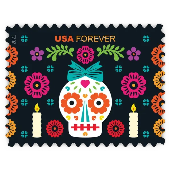 Day of the Dead Forever Stamp 2021